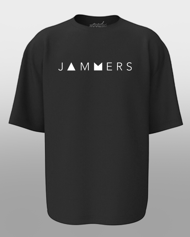 Oversized JAMMERS : Unisex Black T-shirt