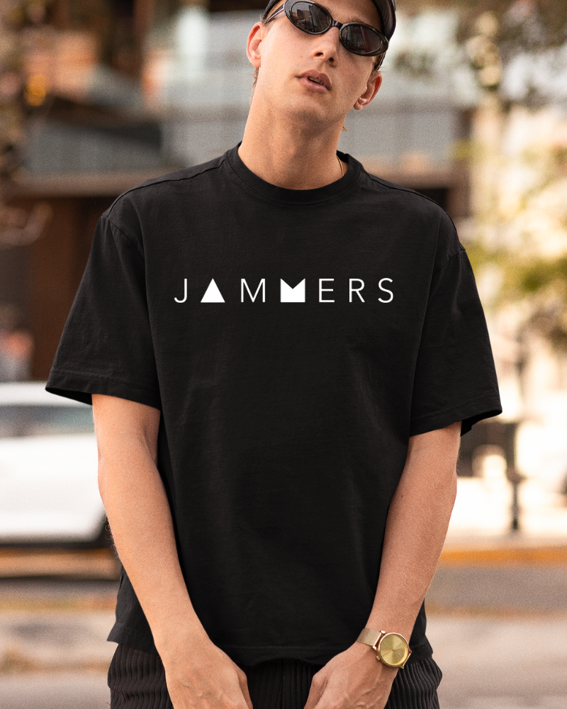 Oversized JAMMERS : Unisex Black T-shirt