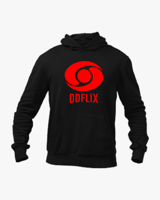 DDFLIX Unisex Hoodie Black