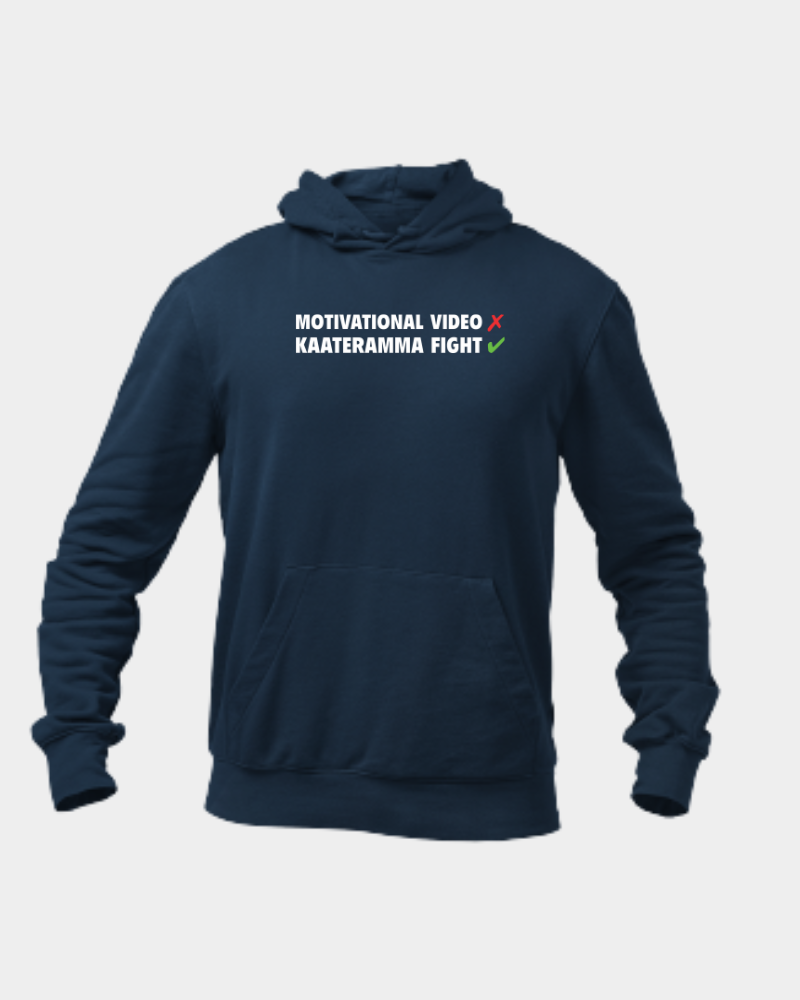 Salaar - Kateramma Fight Unisex Hoodie Navy Blue