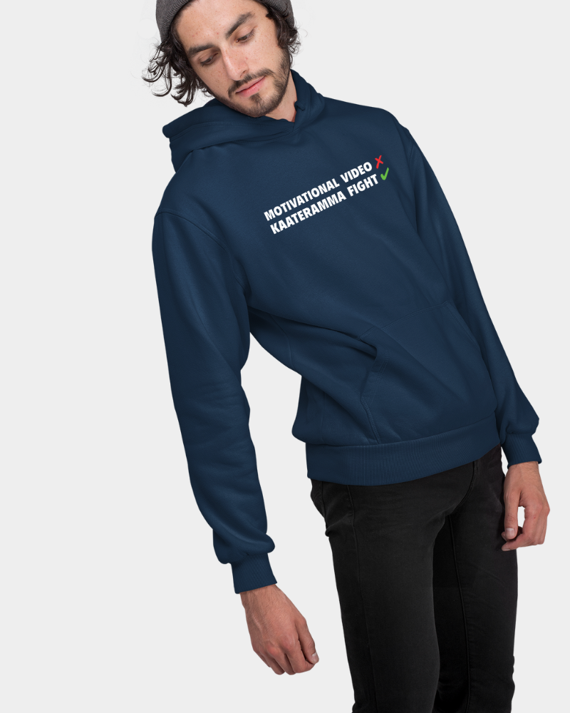 Salaar - Kateramma Fight Unisex Hoodie Navy Blue