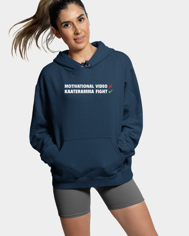 Salaar - Kateramma Fight Unisex Hoodie Navy Blue