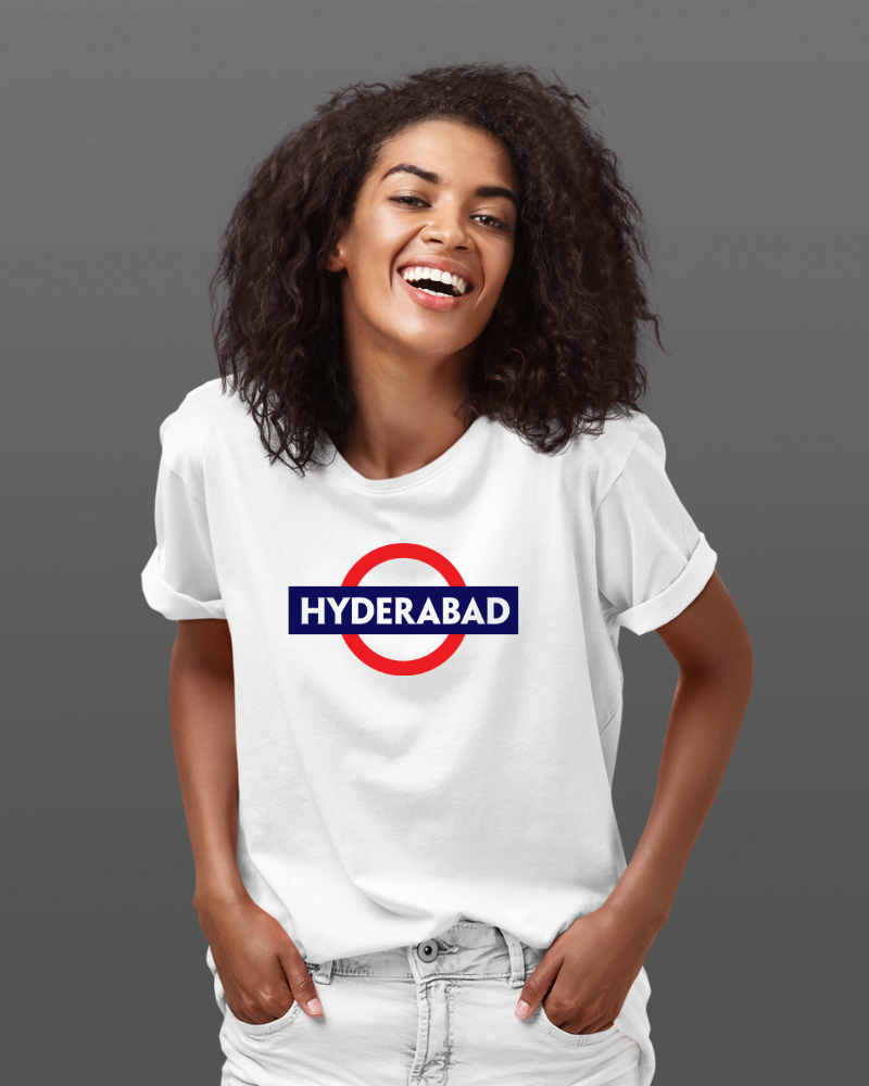 Hyderabad Board Unisex T-shirt White