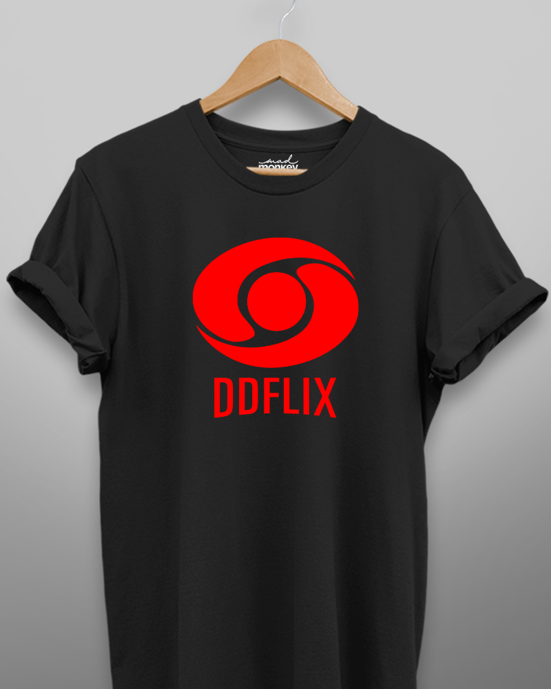 DDFLIX Unisex T-shirt Black
