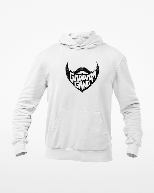 Gaddam Gang Unisex Hoodie White - Mad Monkey